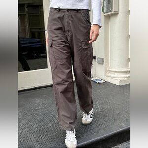 Brandy Melville Dark Brown Cargo Pants